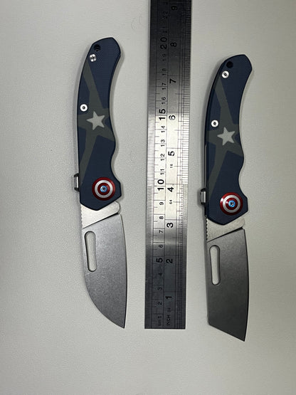 Marvel Series - Captain America Elements Outdoor Bearing Folding Knife
